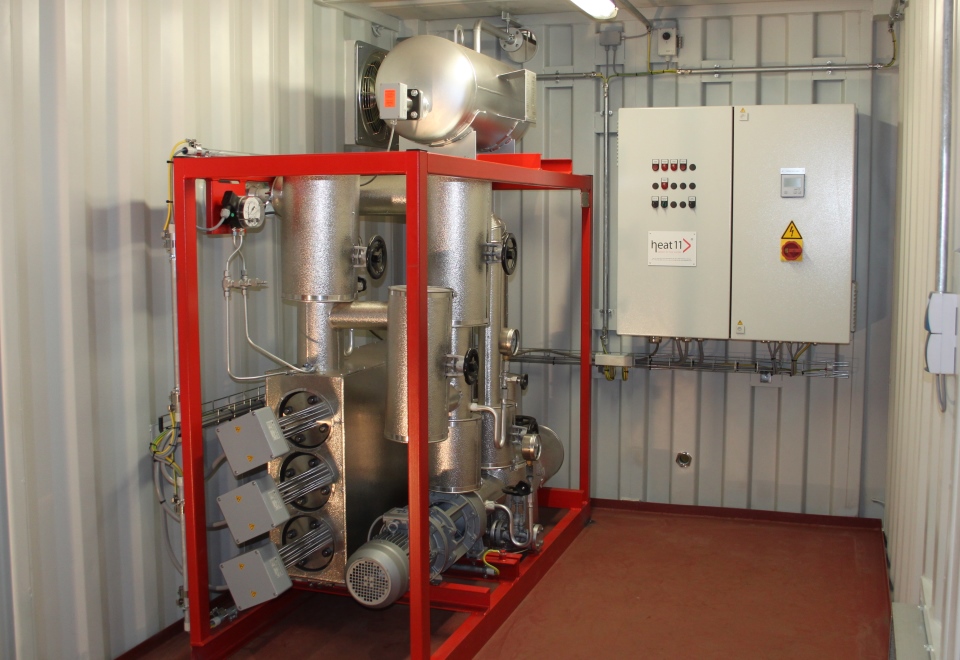 Elektroerhitzeranlage zur Backofenbeheizung - Electric heater (electrical oven heating)