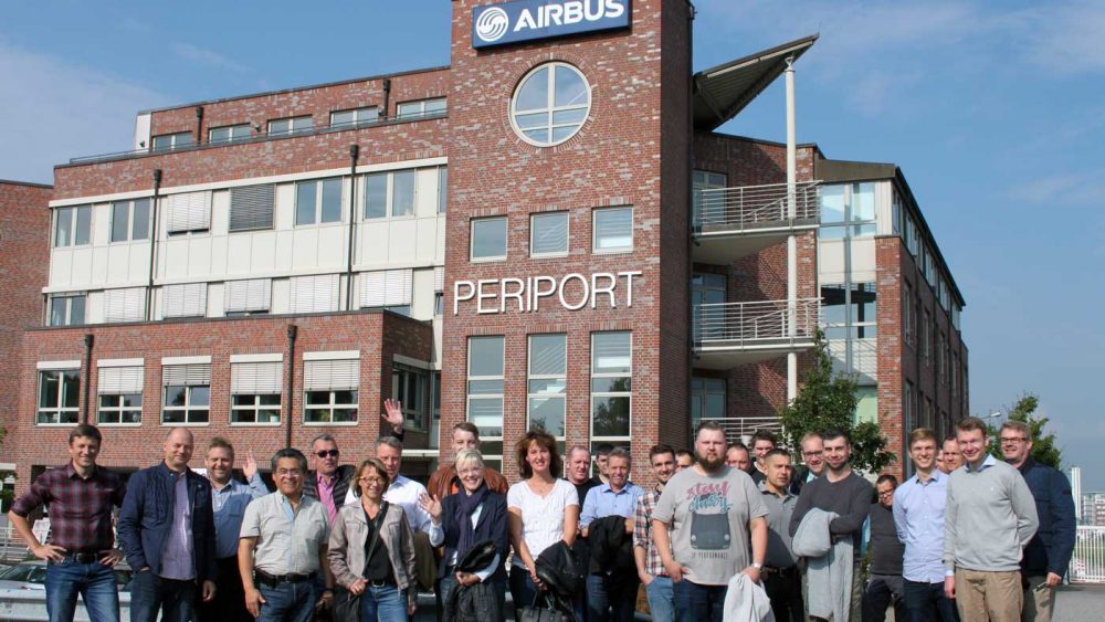 heat 11 TeamTour 2017. Besuch bei Airbus. Passion for passenger transfer.