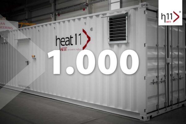 Meilenstein für heat 11: 1.000. Auftrag erfolgreich ausgeliefert